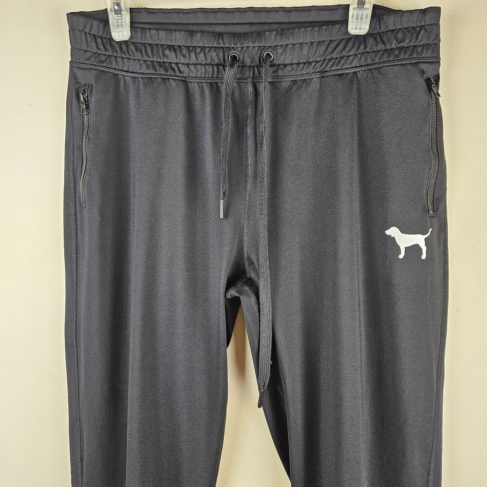 PINK Victoria's Secret Ultimate Black Joggers Large Zipper Pockets - Picture 4 of 4